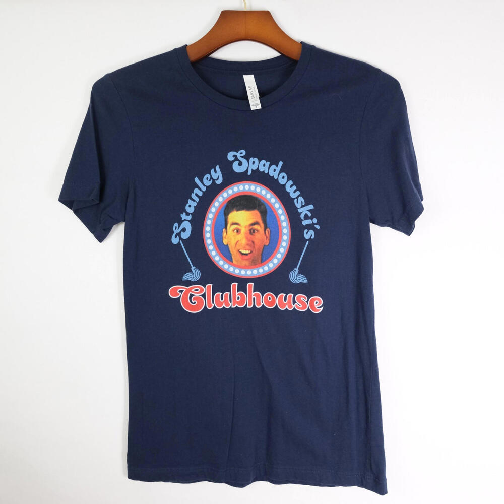 UHF Stanley Spadowski's Clubhouse Men's Medium Navy T Shirt